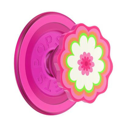Molded Flower Kaleidoscope Pink — MagSafe PopGrip - US 16875