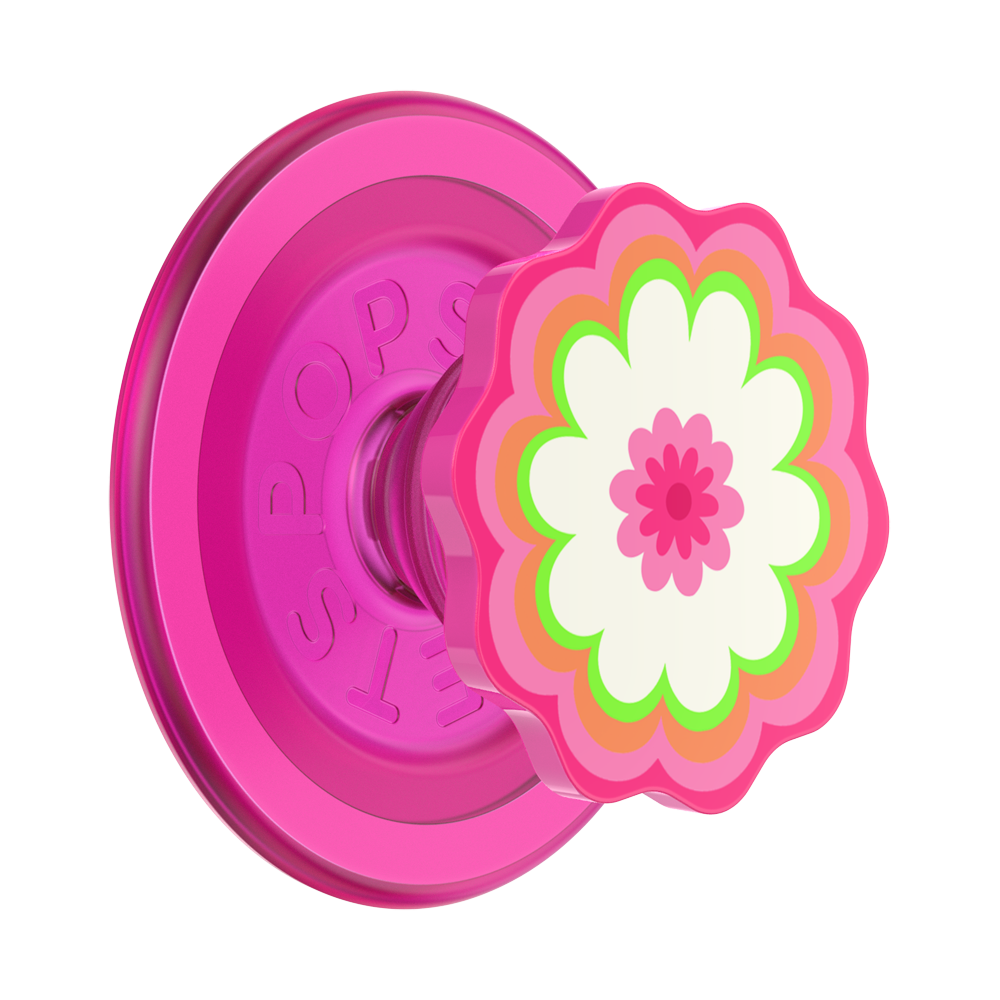 Molded Flower Kaleidoscope Pink — MagSafe PopGrip - US 96474