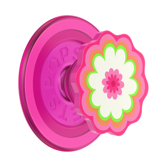 Molded Flower Kaleidoscope Pink — MagSafe PopGrip - US 30605