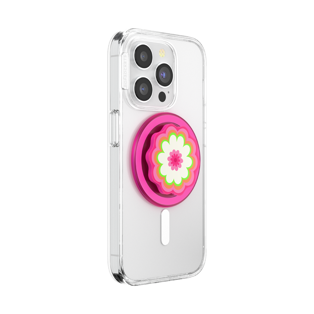 Molded Flower Kaleidoscope Pink — MagSafe PopGrip - US 72861