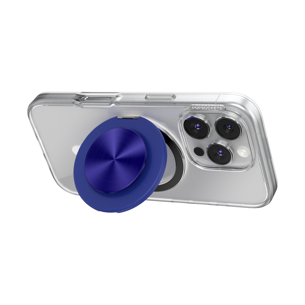 Aluminum Radial French Navy —  MagSafe Kick-Out Grip & Stand - US 14941