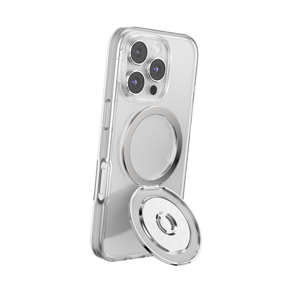 Aluminum Radial Silver —  MagSafe Kick-Out Grip & Stand - US 82304