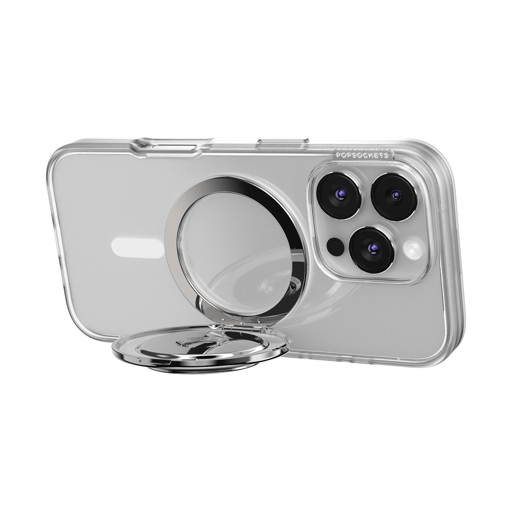 Aluminum Radial Silver —  MagSafe Kick-Out Grip & Stand - US 13101