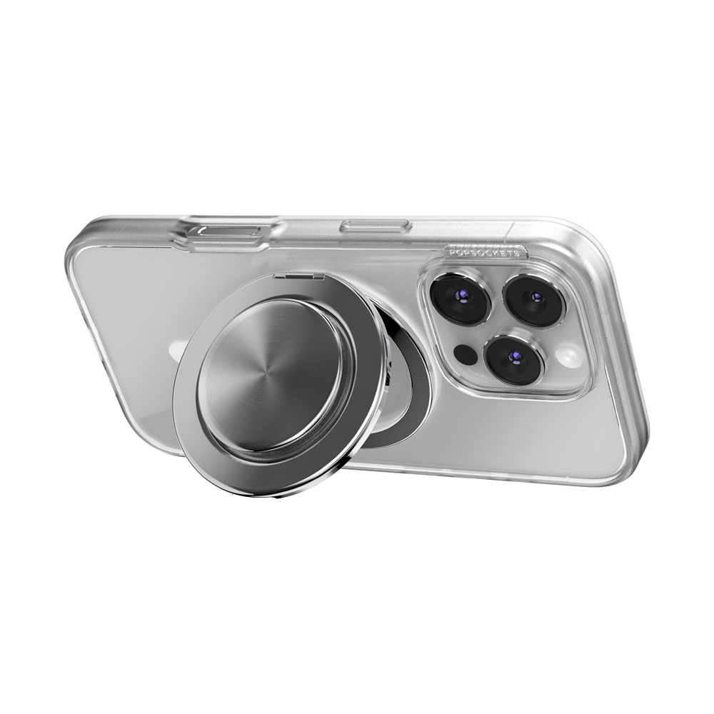 Aluminum Radial Silver —  MagSafe Kick-Out Grip & Stand - US 61231