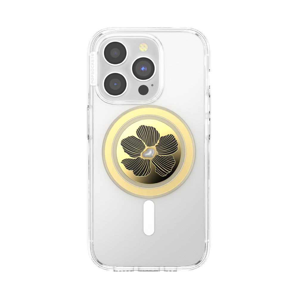Enamel Mae Flower with Pearl — MagSafe PopGrip - US 23393