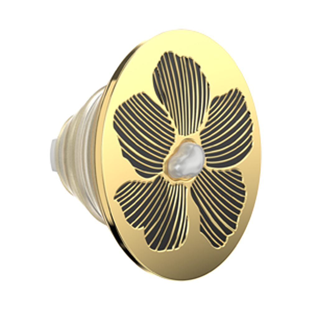 Enamel Mae Flower with Pearl — PopTop - US 06515