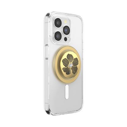 Enamel Mae Flower with Pearl — MagSafe PopGrip - US 39431