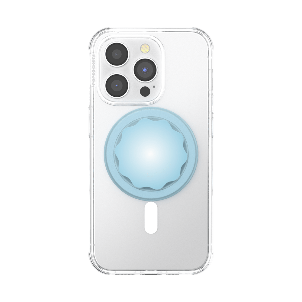 Molded Flower Blue Sigh — MagSafe PopGrip - US 82497