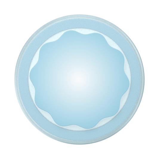 Molded Flower Blue Sigh — MagSafe PopGrip - US 82497
