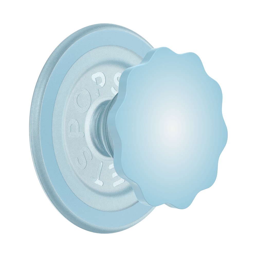 Molded Flower Blue Sigh — MagSafe PopGrip - US 82497