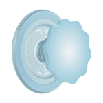 Molded Flower Blue Sigh — MagSafe PopGrip - US 82497