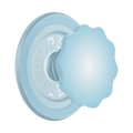 Molded Flower Blue Sigh — MagSafe PopGrip - US 78130