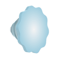 Molded Flower Blue Sigh — PopTop - US 61842