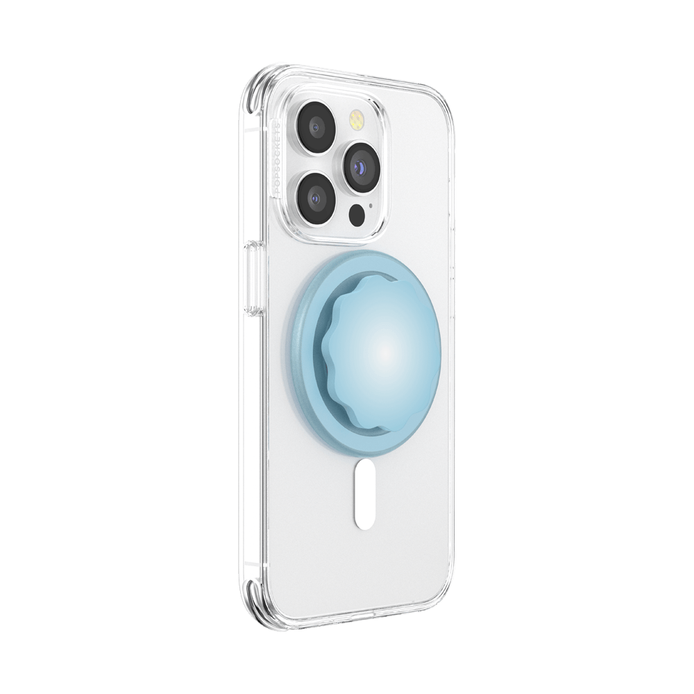 Molded Flower Blue Sigh — MagSafe PopGrip - US 82497