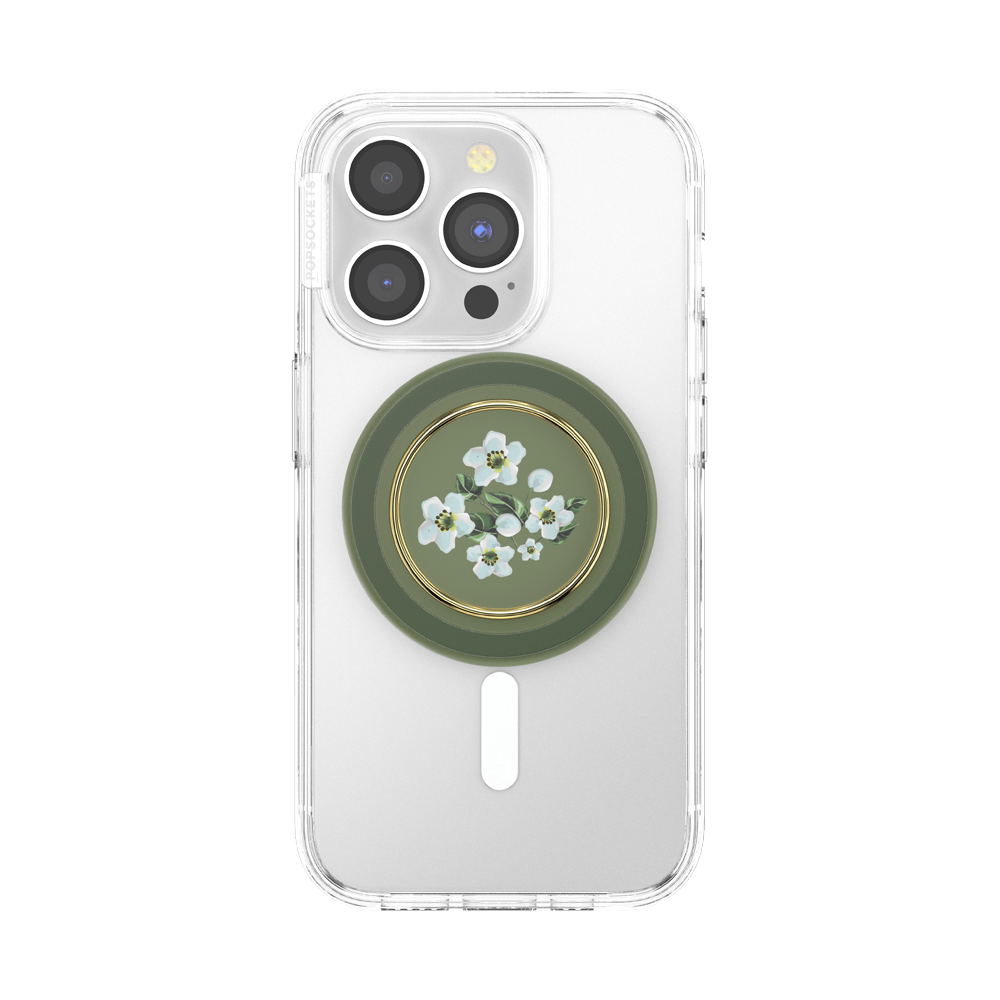 Enamel Floral Relief — MagSafe PopGrip - US 64572