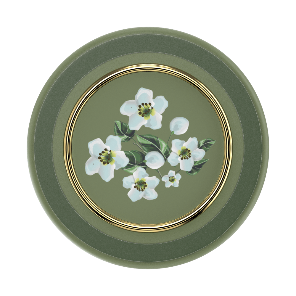 Enamel Floral Relief — MagSafe PopGrip - US 11754