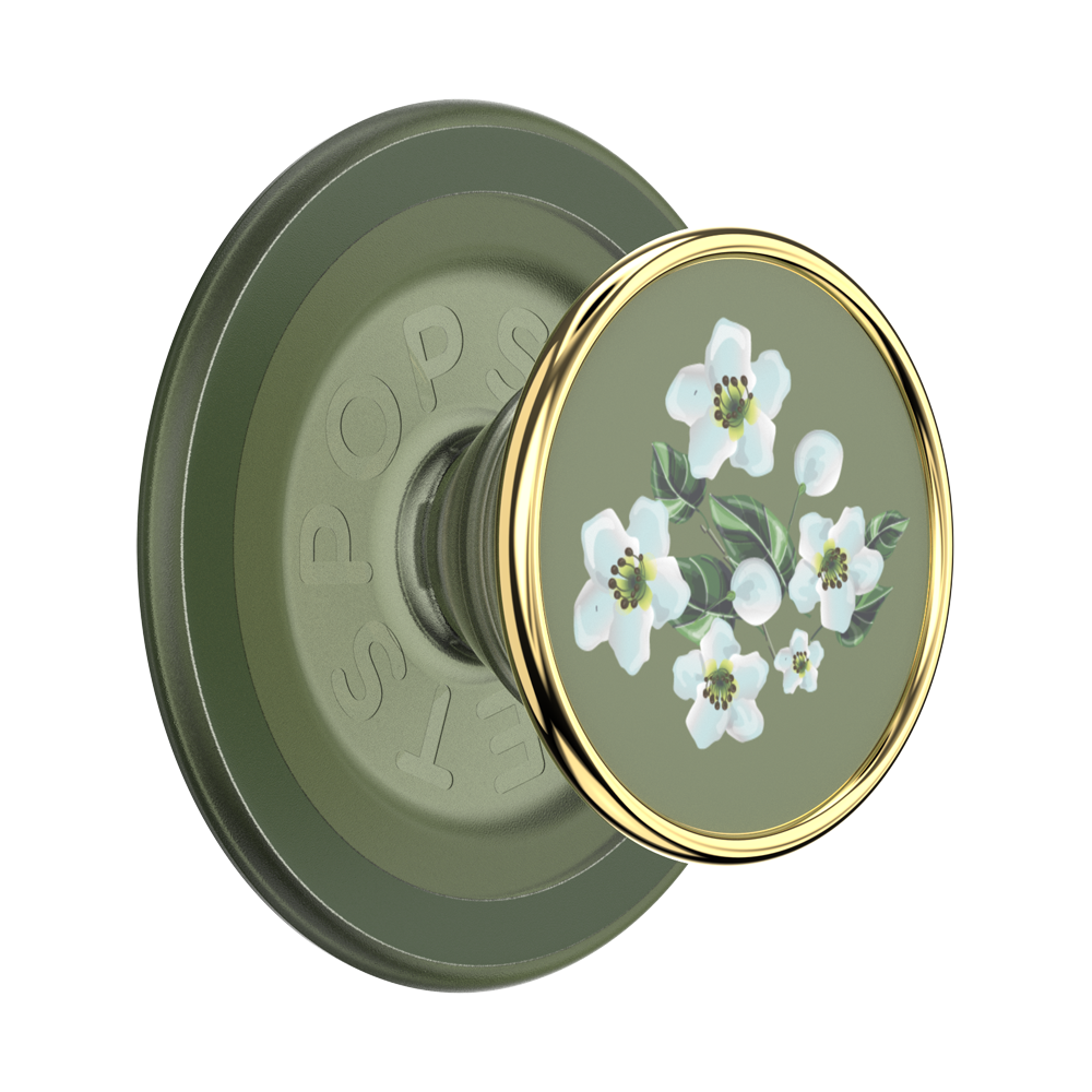 Enamel Floral Relief — MagSafe PopGrip - US 56697