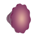 Molded Flower Red Wine — PopTop - US 09267