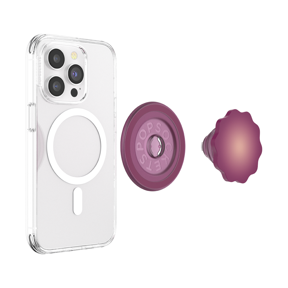 Molded Flower Red Wine — MagSafe PopGrip - US 81157