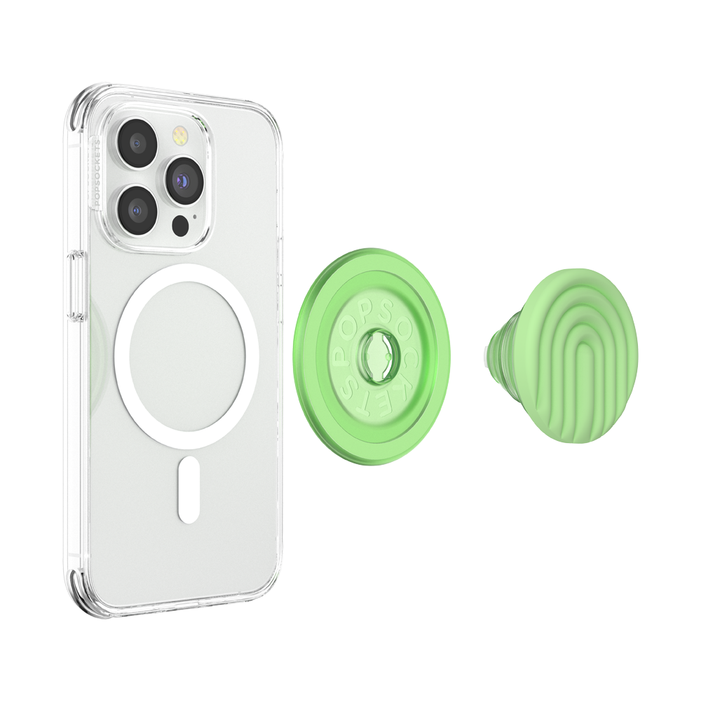 PopOut Curves Matcha Dew — MagSafe PopGrip - US 23208