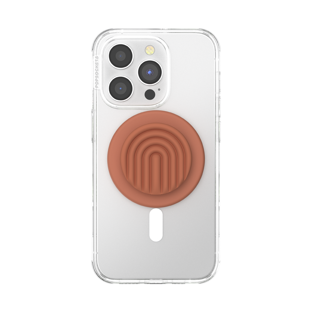 PopOut Terracotta Curves — MagSafe PopGrip - US 89372
