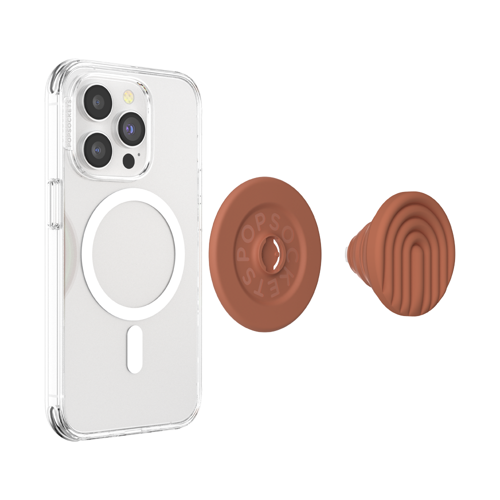 PopOut Terracotta Curves — MagSafe PopGrip - US 96729