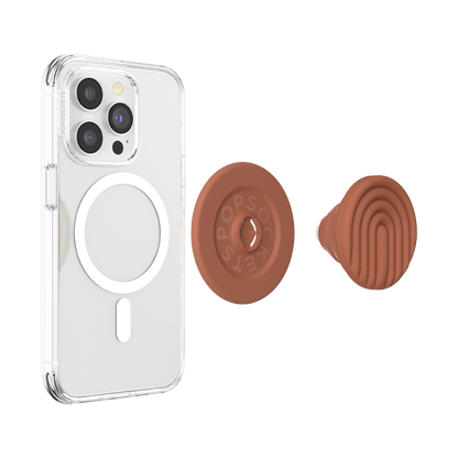 PopOut Terracotta Curves — MagSafe PopGrip - US 63643
