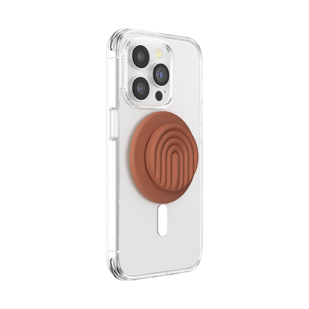 PopOut Terracotta Curves — MagSafe PopGrip - US 96729