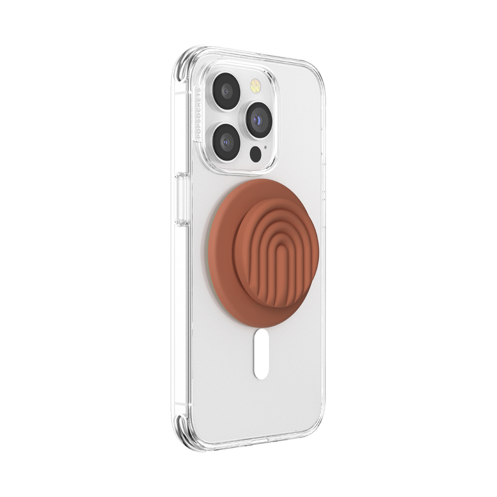PopOut Terracotta Curves — MagSafe PopGrip - US 89372