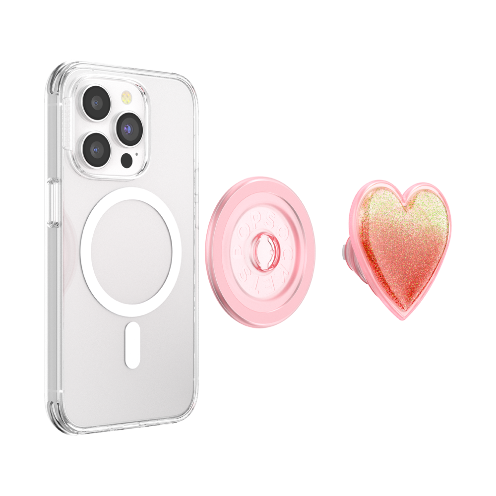 Squishy Tidepool Heart Pinky — MagSafe PopGrip - US 55041