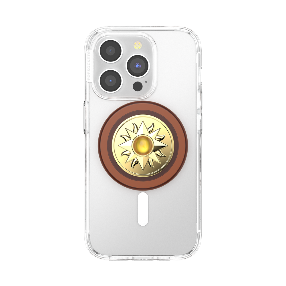 Enamel Sun Jewel Amber — MagSafe PopGrip - US 27827