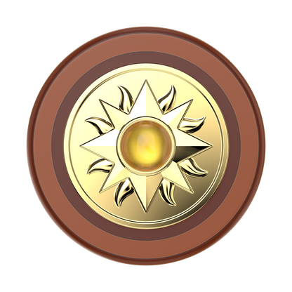 Enamel Sun Jewel Amber — MagSafe PopGrip - US 61451