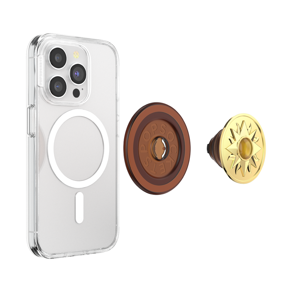Enamel Sun Jewel Amber — MagSafe PopGrip - US 17771