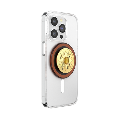 Enamel Sun Jewel Amber — MagSafe PopGrip - US 61451