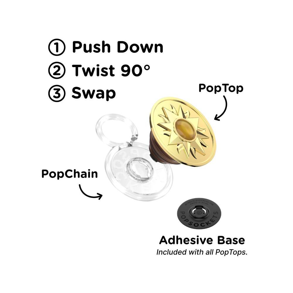 Enamel Sun Jewel Amber — PopTop - US 62232