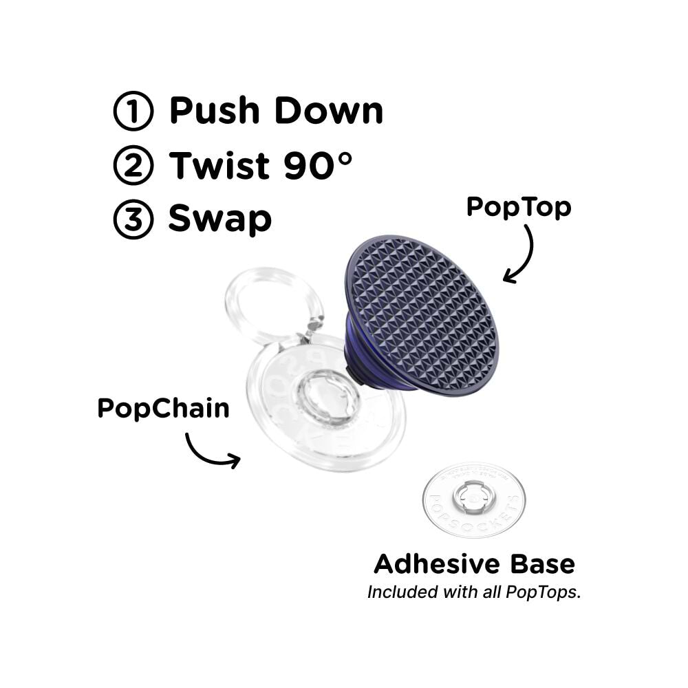 Triangle Knurl French Navy — PopTop - US 13514
