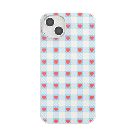 Berry Sweet Gingham — iPhone 14 Plus MagSafe Case - US 90380