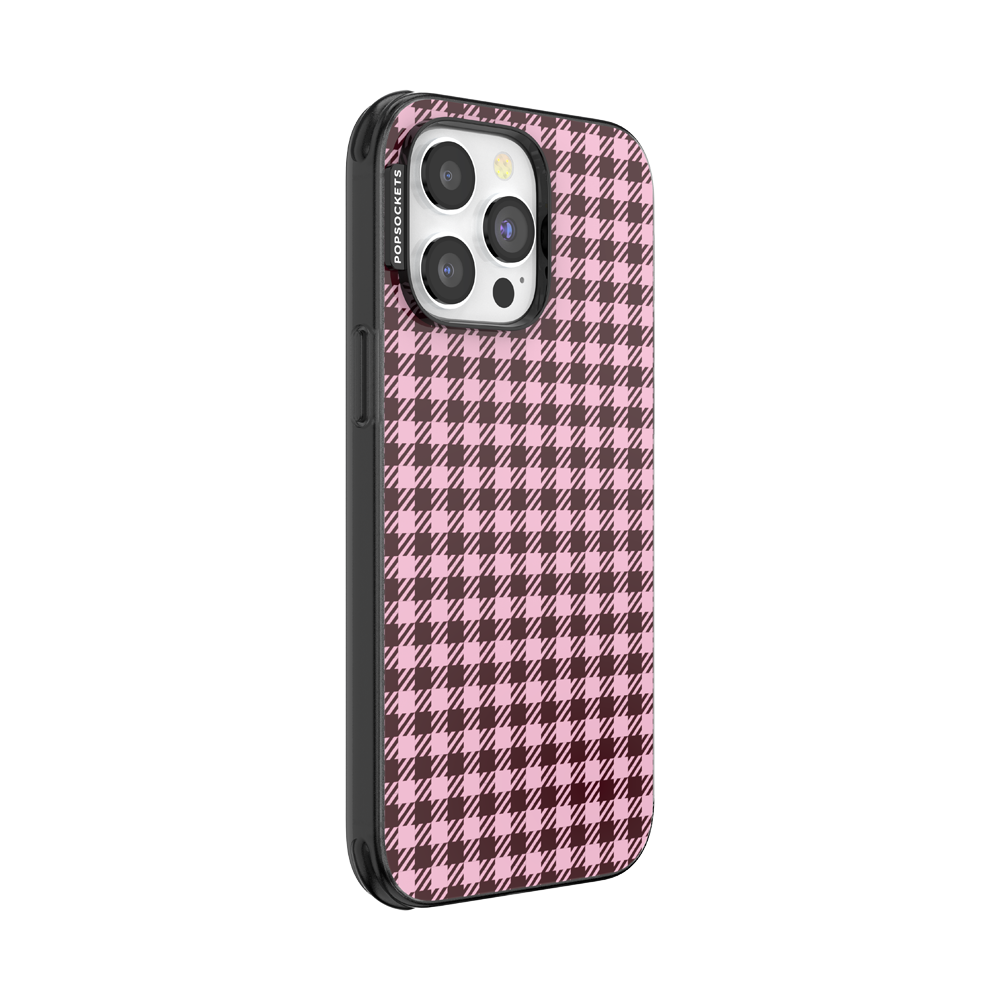 Black Cherry Gingham — iPhone 14 Pro Max MagSafe Case - US 84532