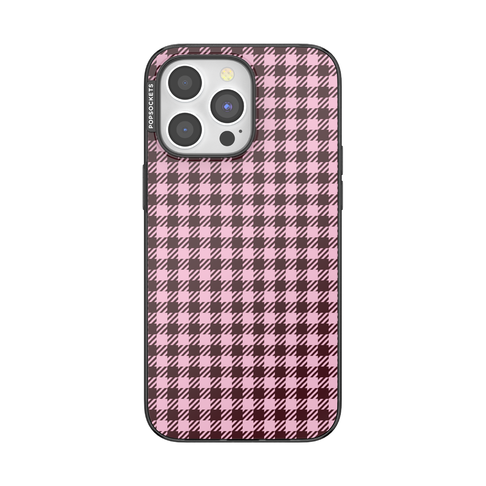 Black Cherry Gingham — iPhone 15 Pro Max MagSafe Case - US 15786