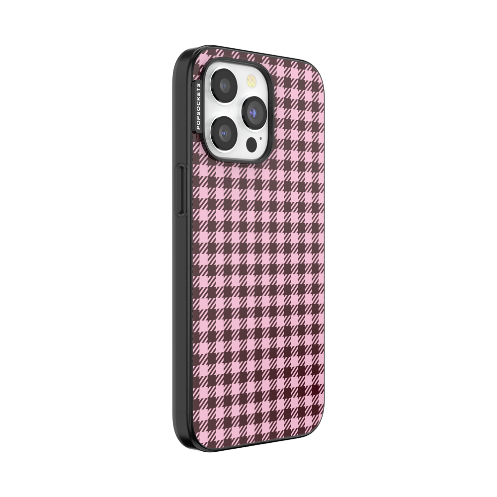Black Cherry Gingham — iPhone 15 Pro Max MagSafe Case - US 15786