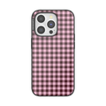 Black Cherry Gingham — iPhone 15 Pro MagSafe Case - US 03193