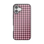 Black Cherry Gingham — iPhone 16 Plus MagSafe Case - US 59299