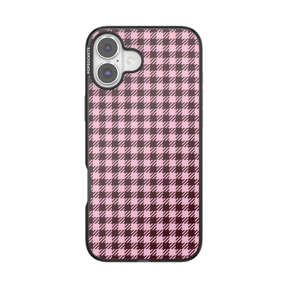 Black Cherry Gingham — iPhone 16 Plus MagSafe Case - US 59299