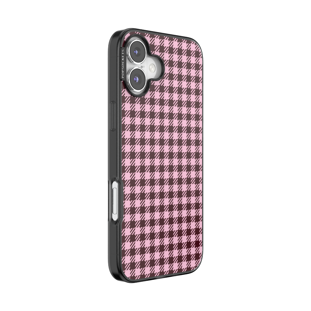 Black Cherry Gingham — iPhone 16 Plus MagSafe Case - US 59299
