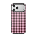 Black Cherry Gingham — iPhone 17 Pro Max MagSafe Case - US 12126