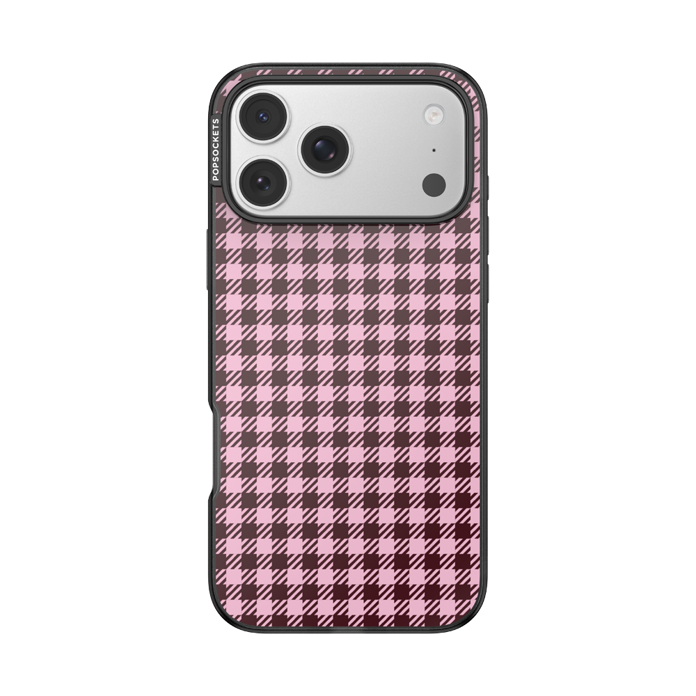 Black Cherry Gingham — iPhone 17 Pro Max MagSafe Case - US 24033
