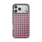 Black Cherry Gingham — iPhone 17 Pro Max MagSafe Case - US 09036