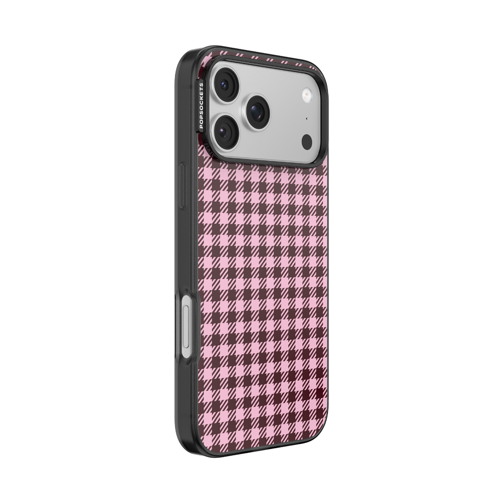Black Cherry Gingham — iPhone 17 Pro Max MagSafe Case - US 12126