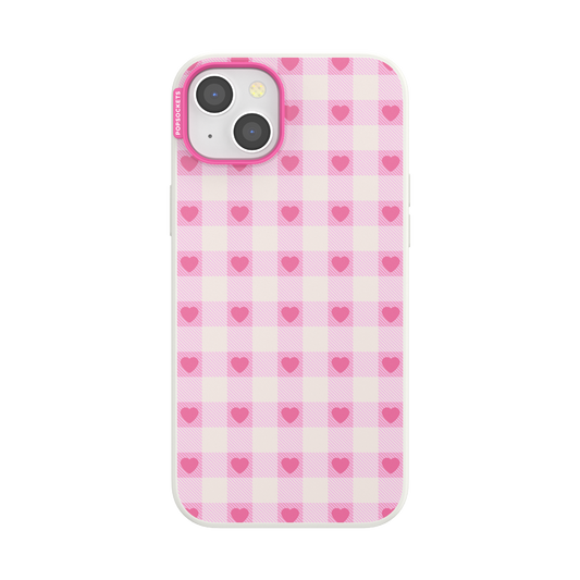 Blush Gingham — iPhone 15 Plus MagSafe Case - US 26892