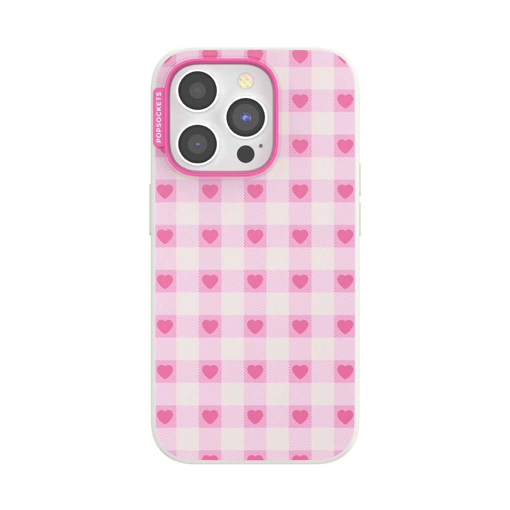 Blush Gingham — iPhone 15 Pro MagSafe Case - US 17269